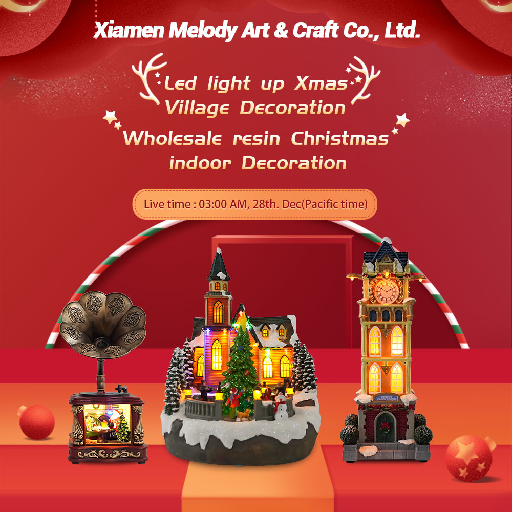 Melody New Online Live Stream-Led musical Christmas Villages