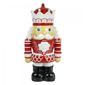 Melody Wholesale Medium size Polyresin nutcracker decor with LED light