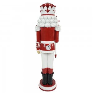 Melody Wholesale Christmas outdoor & indoor decor polyresin nutcracker mei Led ljocht