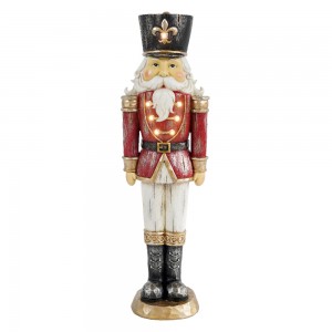 Wholesale Christmas outdoor & indoor decor  Polyresin Nutcracker with led light