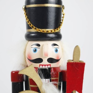 Vintage home decor Hand dicét custom kayu kaulinan soldadu nutcracker pikeun hiasan Natal