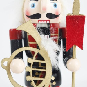 Vintage home decor Hand dicét custom kayu kaulinan soldadu nutcracker pikeun hiasan Natal