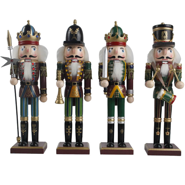 Factory wholesale Christmas Carols The Nutcracker - Custom Traditional notenkraker mini Wooden Christmas nutcracker schiaccianoci – Melody