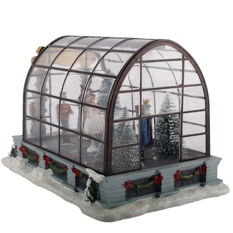 Top Quality Novelty Solar Garden Ornaments - 2019 led music box,promo gift diy  acrylic Christmas miniature house – Melody