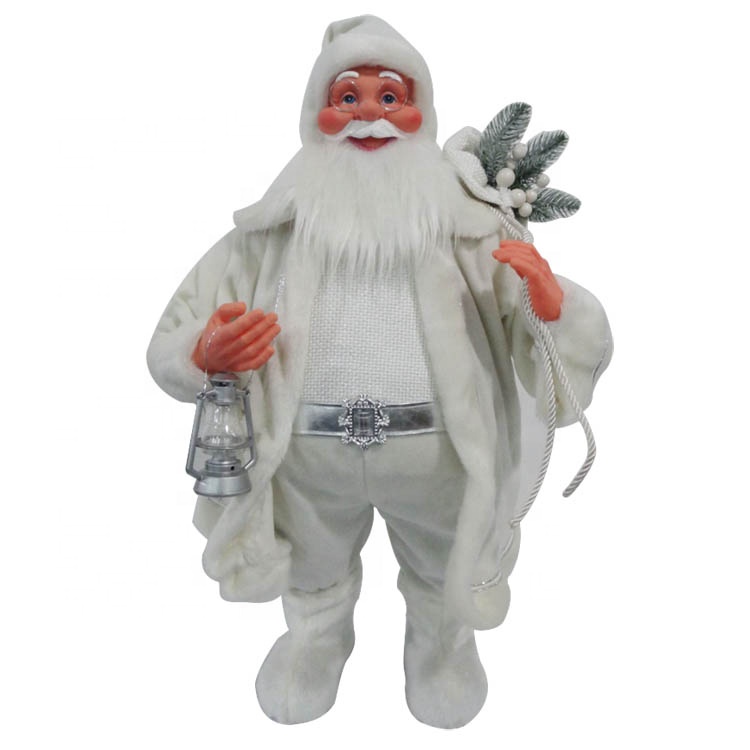 Factory source Simple Santa Claus - Fabric santa claus Retail Christmas decoration santa claus door decoration – Melody