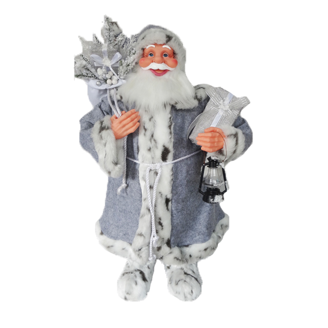 Wholesale Price Fiberglass Santa Claus - Fabric christmas gift santa claus yiwu – Melody