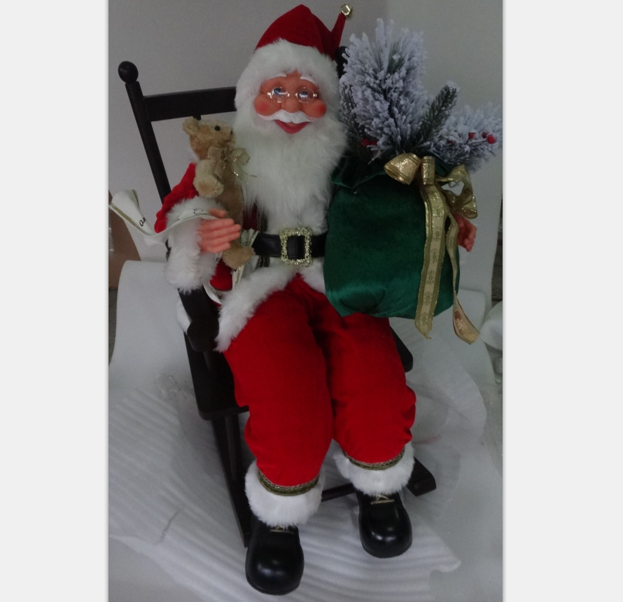 Manufacturing Companies for The Adventures Of Santa Claus - musical Sonic Control light and music sitting santa claus for home decoration – Melody