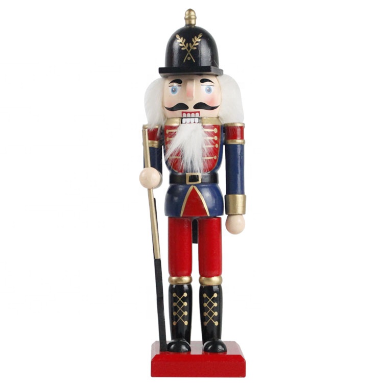 100% Original Outdoor Nutcrackers For Christmas - Wholesale Melody big Christmas Decor Hand painted wooden trumpet soldier nutcracker toy – Melody