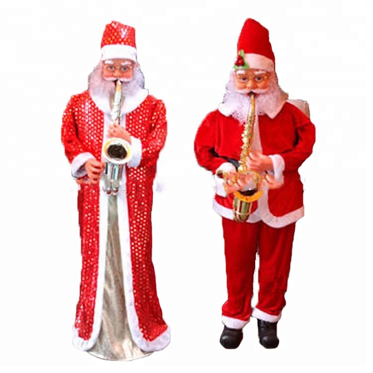 PriceList for Fiber Optic Santa Claus - Animated outdoor Life size music santa claus decoration for Christmas – Melody