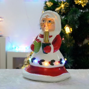 Itsva inosvika Led Kisimusi Mai Santa Claus chifananidzo chine Xmas kenduru zvishongo zvekisimusi CHRISTMAS DECORATION 2024