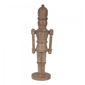 2023 Mea teuteu Kerisimasi laulau teuteu nutcracker faatagata Resin Wood fa'auma nutcracker fitafita