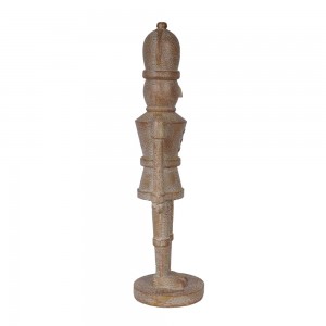 2023 Nativitatis Decoration Victualia tabularum ornamentorum nutcracker statuarum Resin Wood metam nutcracker militis