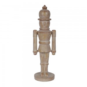 Fa'atauga Siisii ​​Fa'aleaganu'u Nutcracker Soldier Teuga Kerisimasi Tufuga Kerisimasi Fa'auma La'au Polyresin Nutcracker Statues