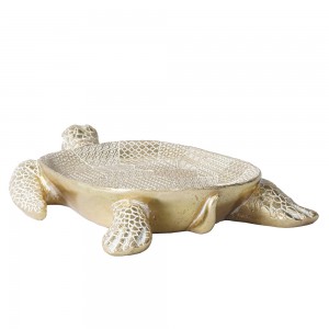 Wholesale resin statue sculpture Turtle Statue Art Tray storage ornaments Resin Animal Statue For Home Decoration