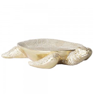 Wholesale resin statue sculpture Turtle Statue Art Tray storage ornaments Resin Animal Statue For Home Decoration