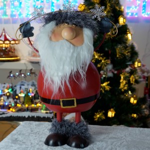 I migliori decori di Natale di vendita rigali di illuminazione di Natale led 2024 novu disignu Babbu Natale decorazione di vacanze interni