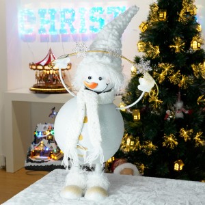 Fa'atauga vevela LED mea teuteu snowman Santa sapalai kerisimasi teuteuga meaalofa Kerisimasi malamalama Kerisimasi