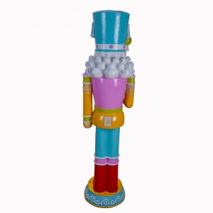 Custom Life-size Christmas Nutcracker With led lights Christmas Nutcracker Soldier Decoration