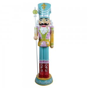 Custom Life-size Christmas Nutcracker With led lights Christmas Nutcracker Soldier Decoration