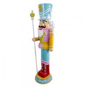 Custom Life-size Christmas Nutcracker With led lights Christmas Nutcracker Soldier Decoration